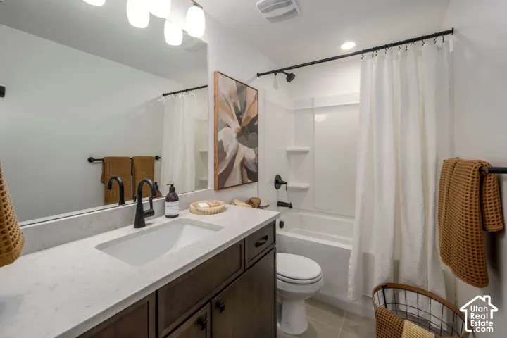 Model home example. Colors and finishes will vary.