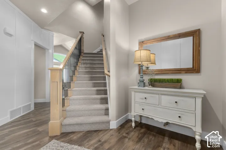 Entry Way, Stairs leading to Loft