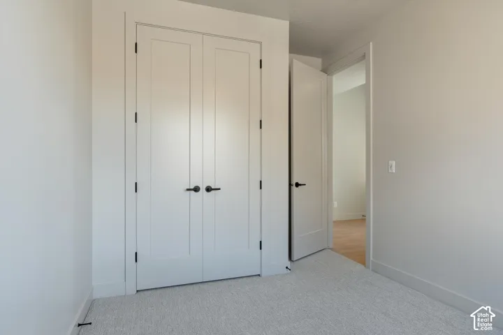 White walls with matching trim and doors