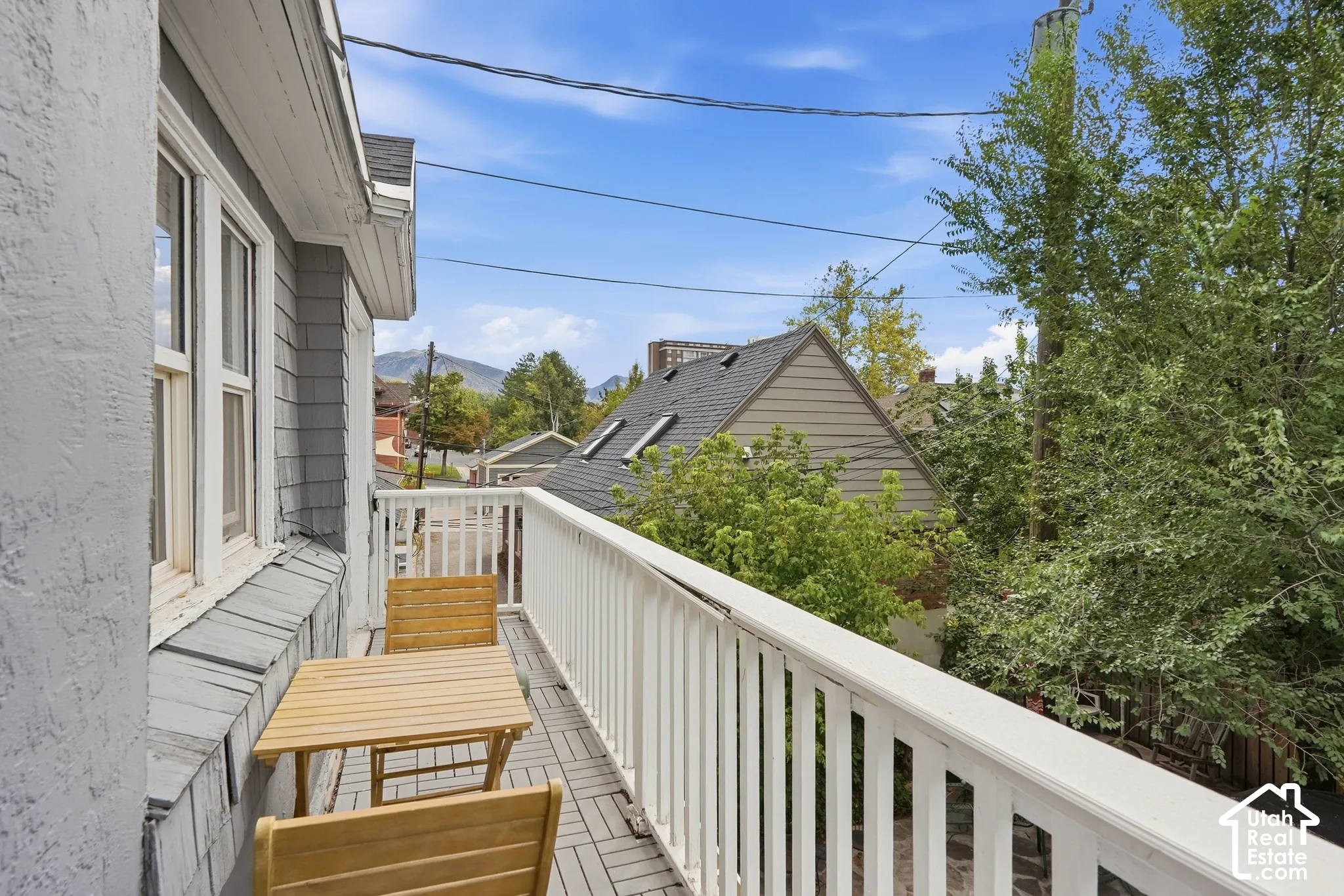 Balcony - shared by units 2 and 3