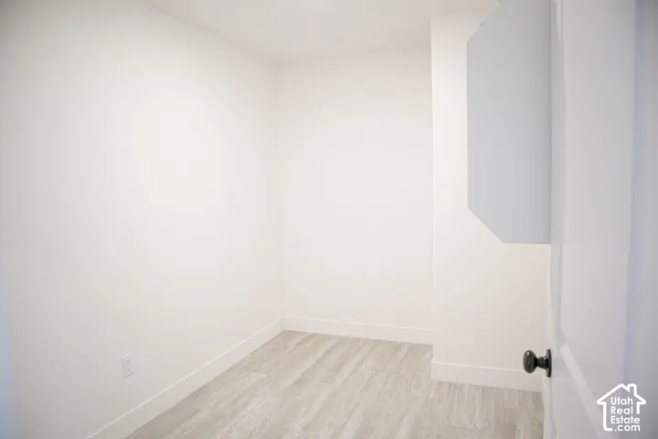 Full-size, dedicated laundry room with washer/dryer hookups.
