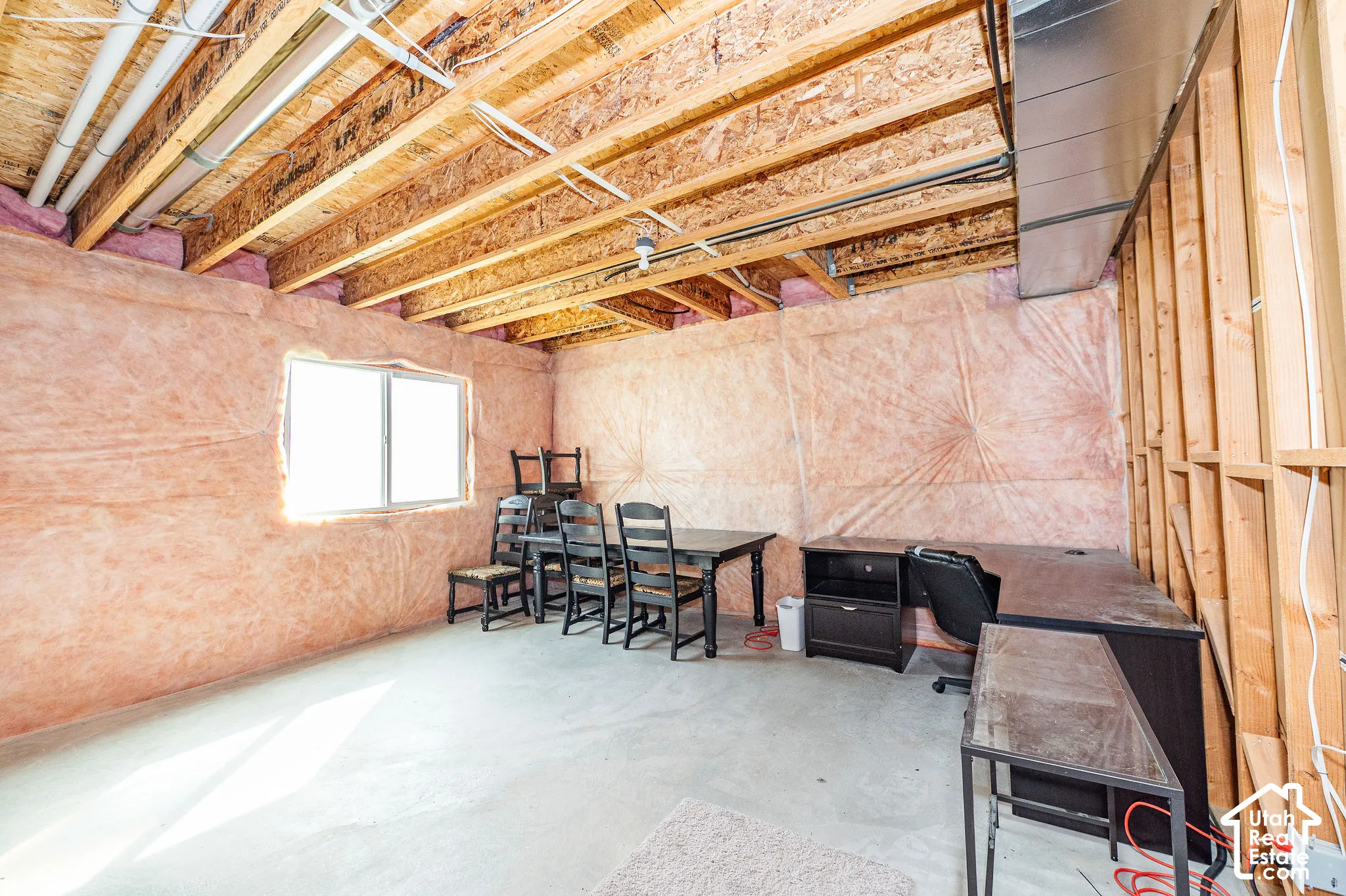 Unfinished basement
