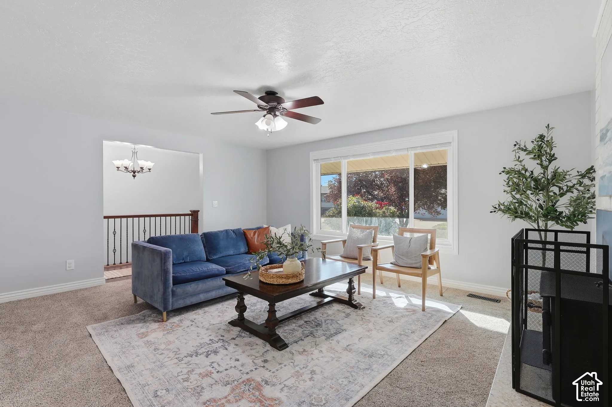 Large window providing abundant natural light