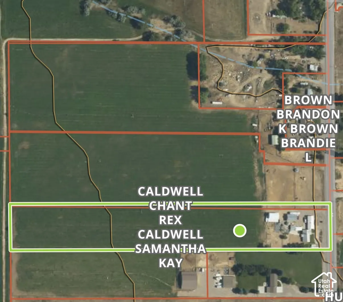 Property Parcel Map. Displaying property boundaries and owner details for the identified parcels