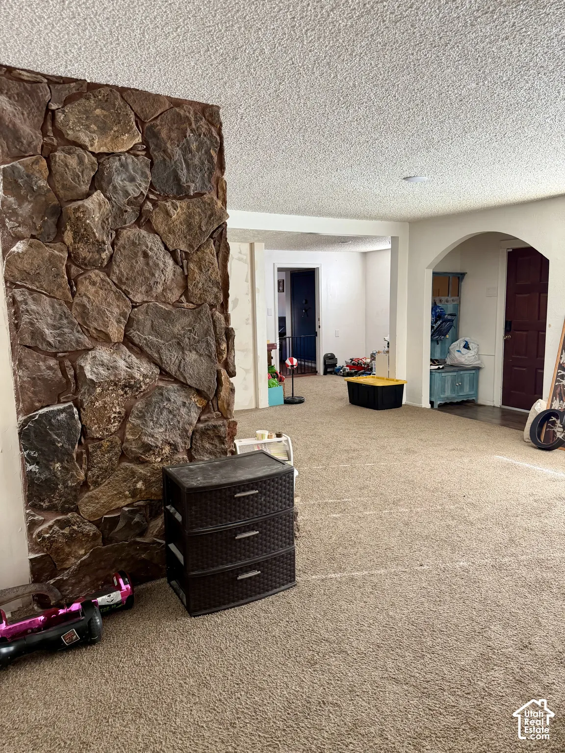 Stone accent wall