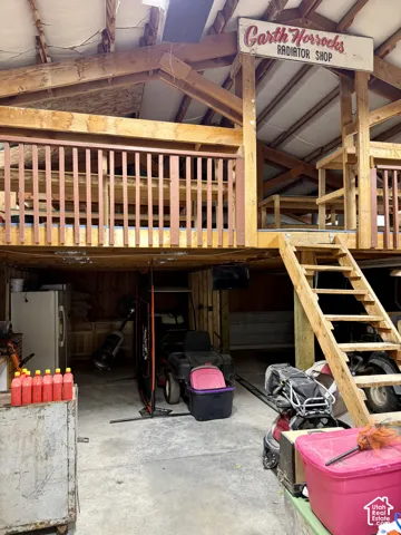 Loft in garage