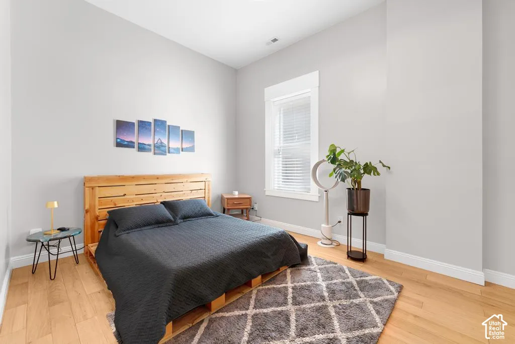 Hardwood-style flooring throughout