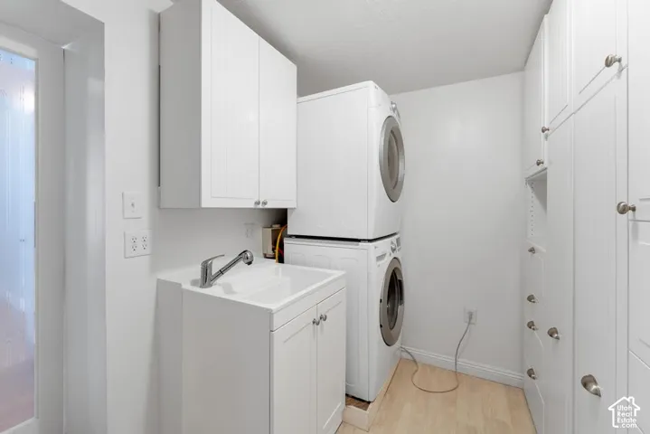 White cabinetry with brushed nickel hardware