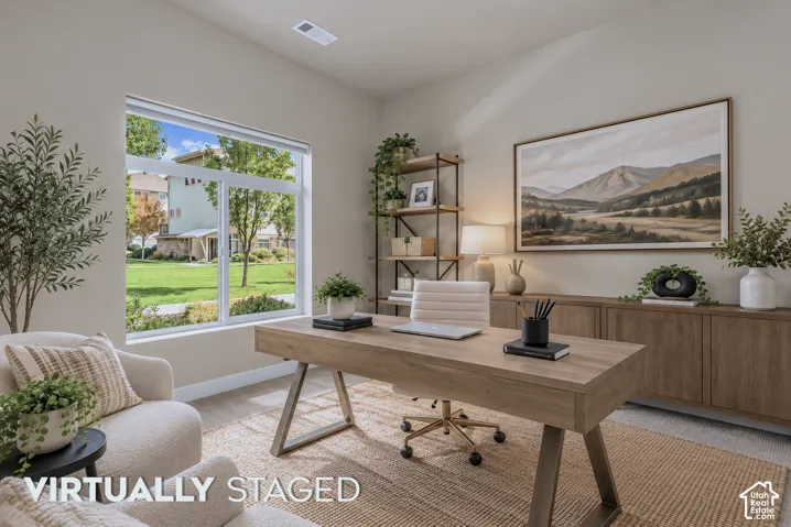 Virtually staged as office space