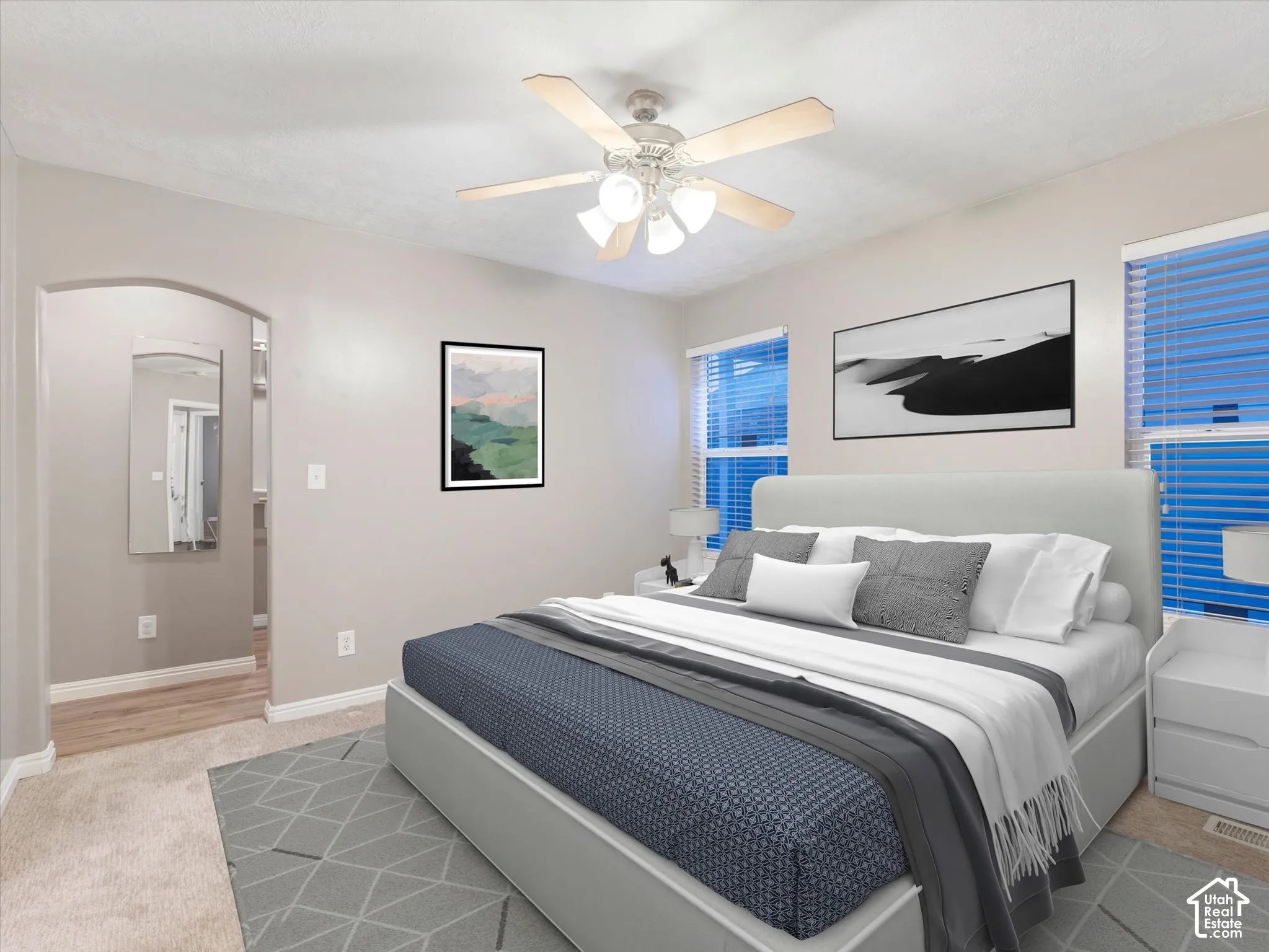 Digital virtual staging
