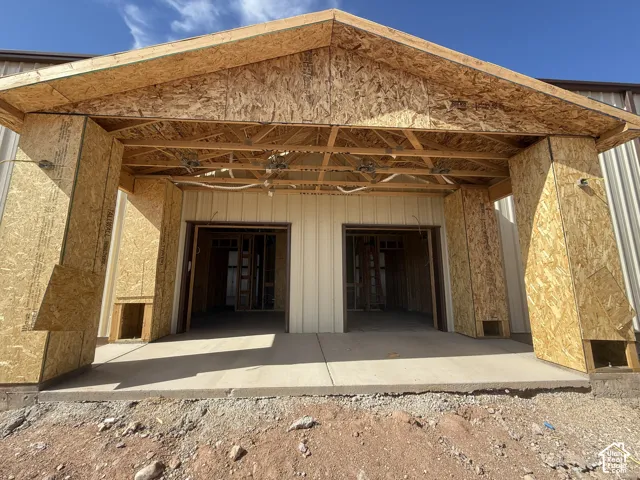 Similar building under construction in park