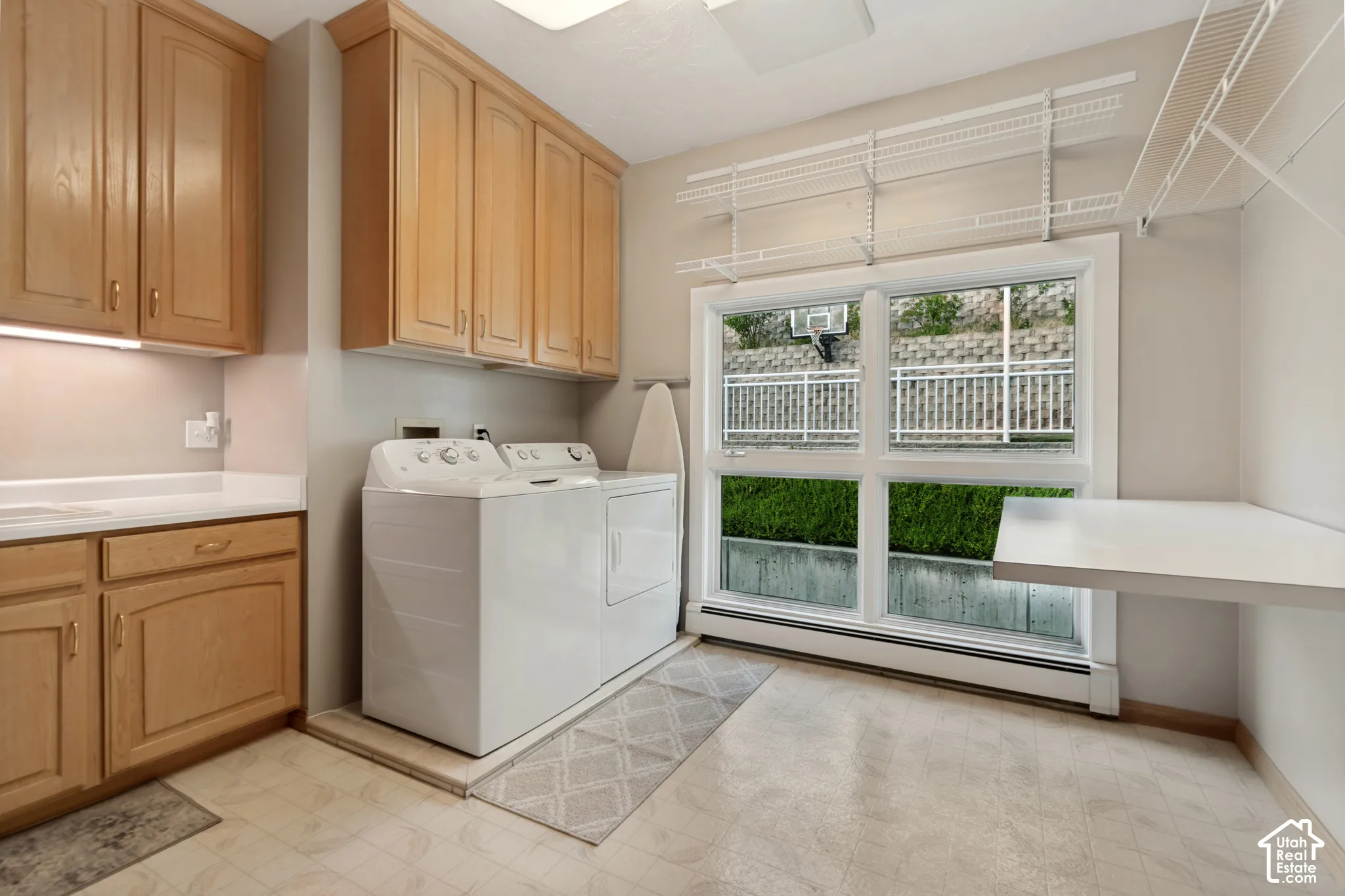 Oversized laundry area