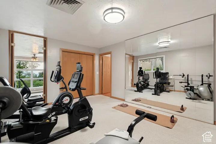 Exercise room or first level bedroom