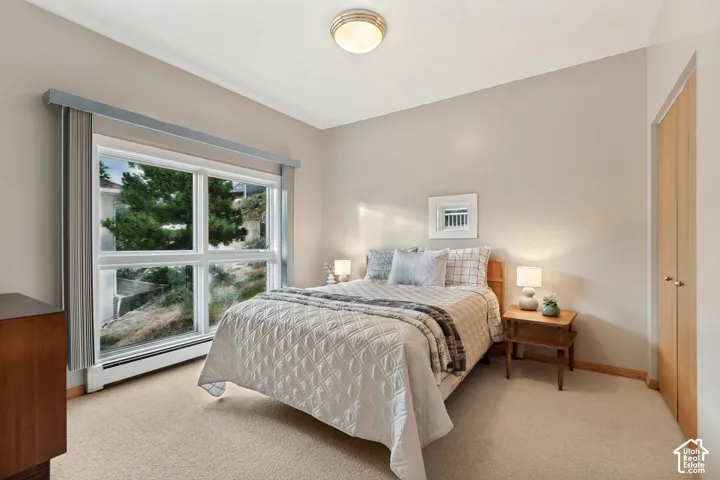 Secondary bedroom with mountain views