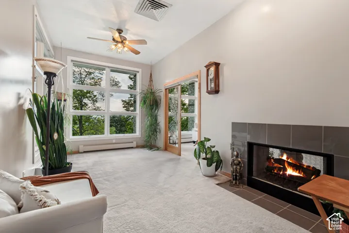 Office or secondary living area off of exercise room or main level bedroom.