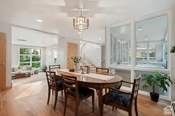 Formal dining area