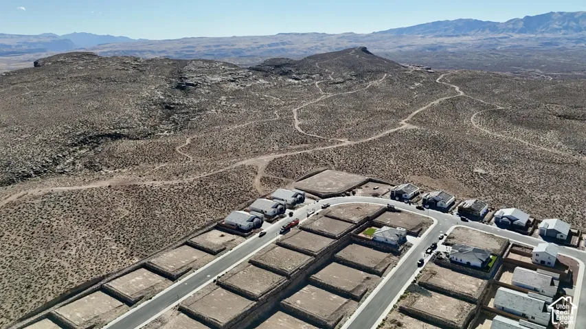 New construction residences with paved roads and graded lots
