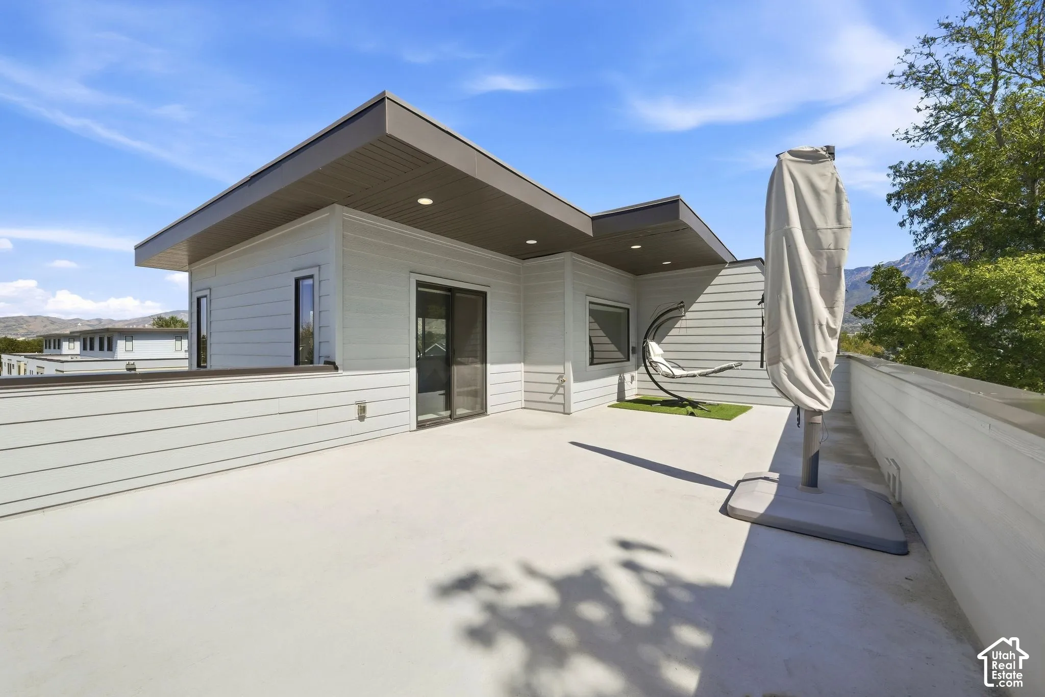 Expansive rooftop deck