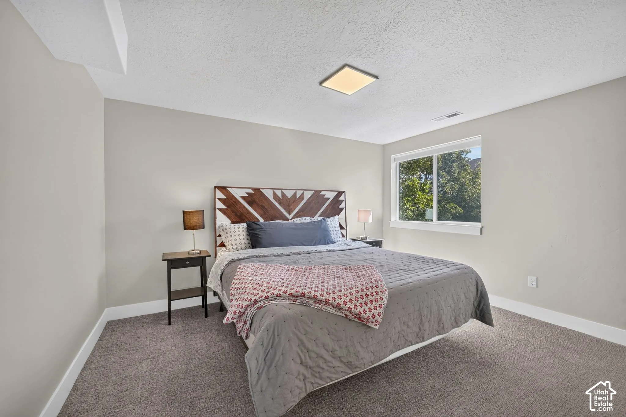 Bedroom #2 with walk-in closet and south facing window