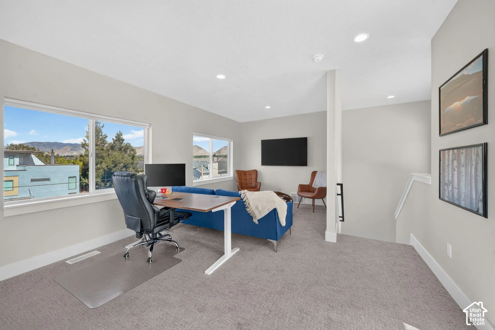 Bonus room featuring views of the Wasatch Front