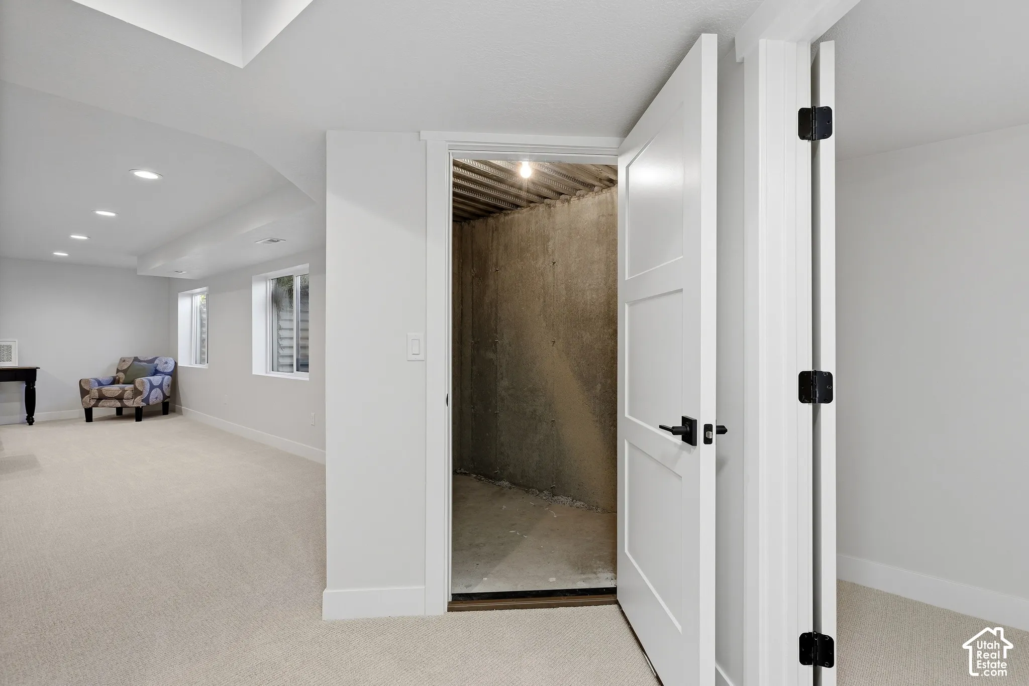 Lower level storage room