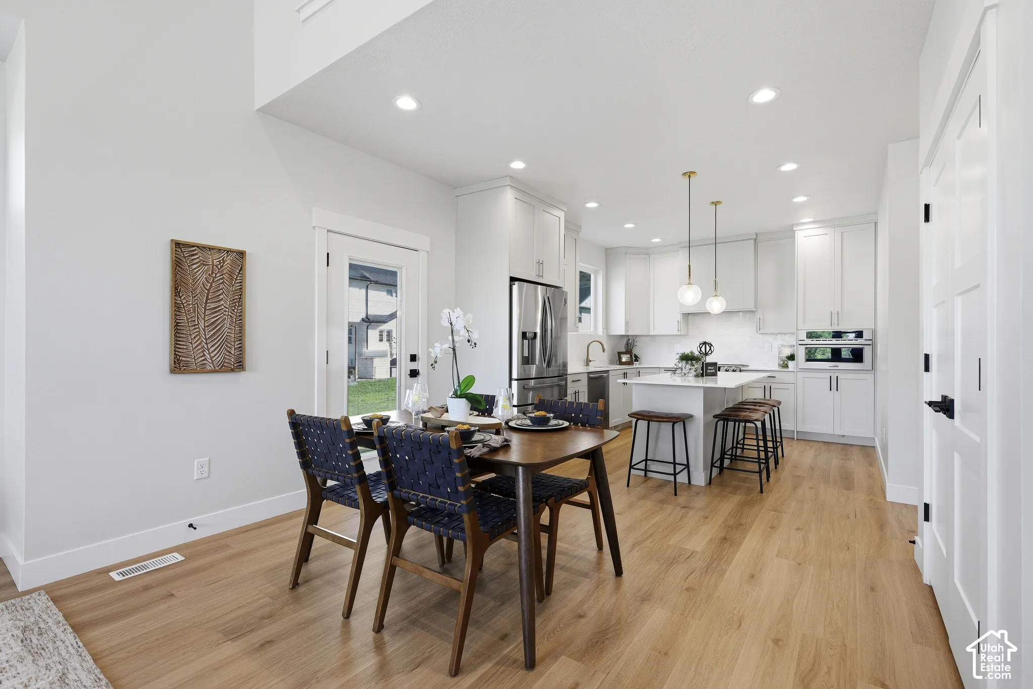 Dining area off the spacious kitchen