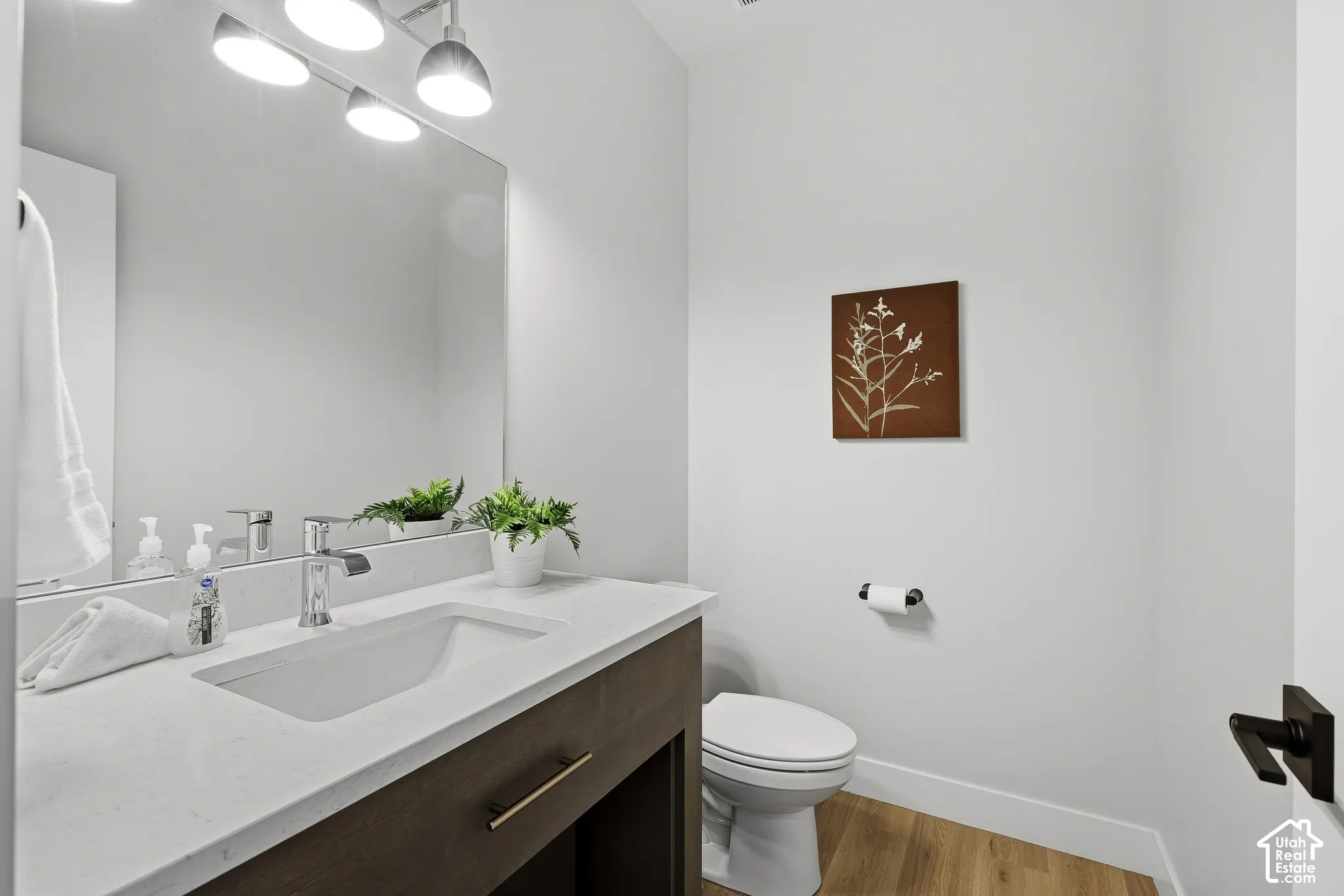Half bath on the main floor