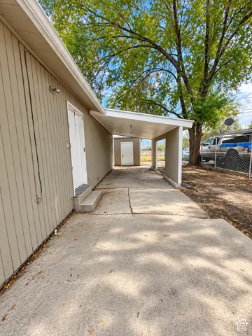 Covered walkway providing sheltered access