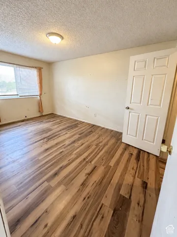 LVP flooring throughout, paired with a six-panel interior door