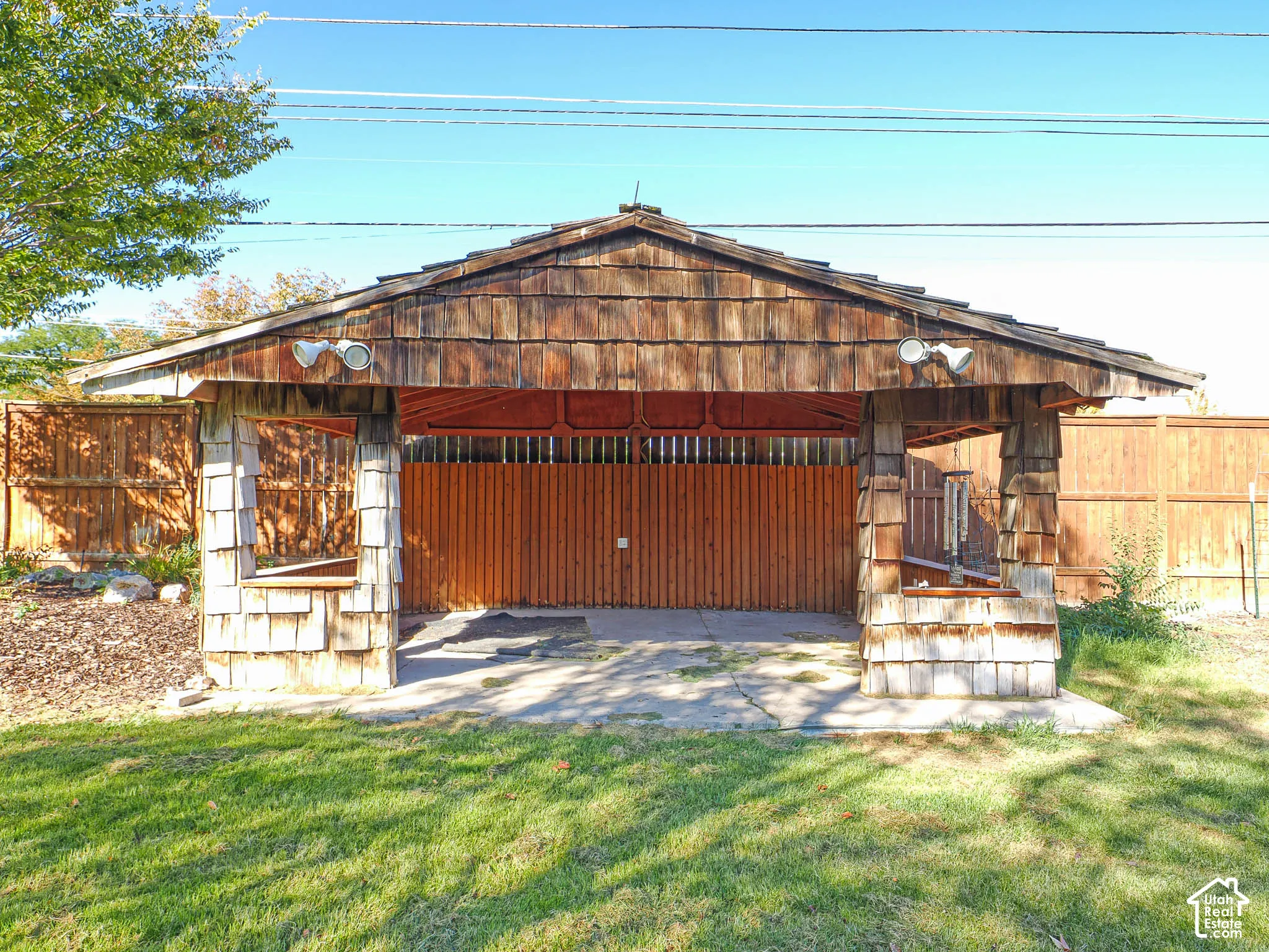 Rear Yard:  Covered Patio