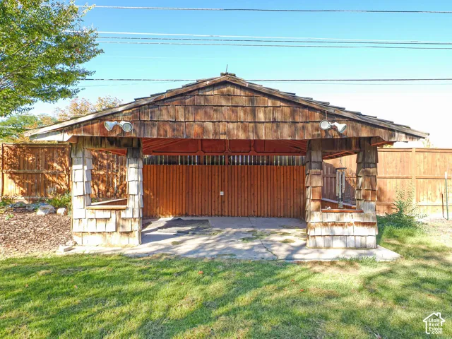 Rear Yard:  Covered Patio