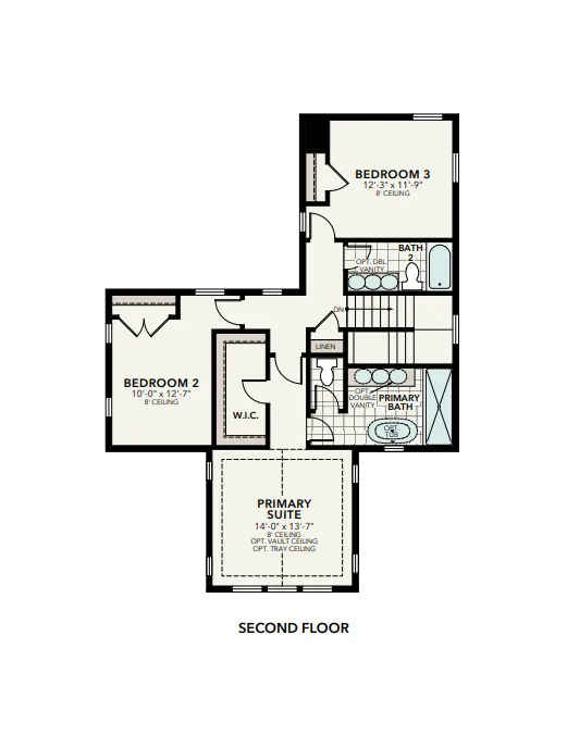 Floor plan second floor