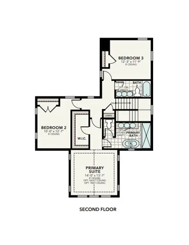 Floor plan second floor
