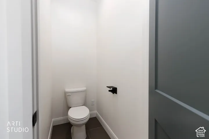 Primary bathroom's toilet room