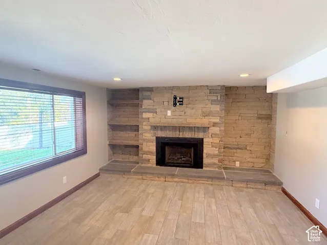 Basement Fireplace