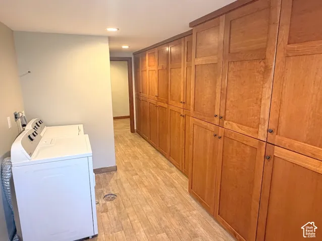 Tons of custom cabinetry storage closets