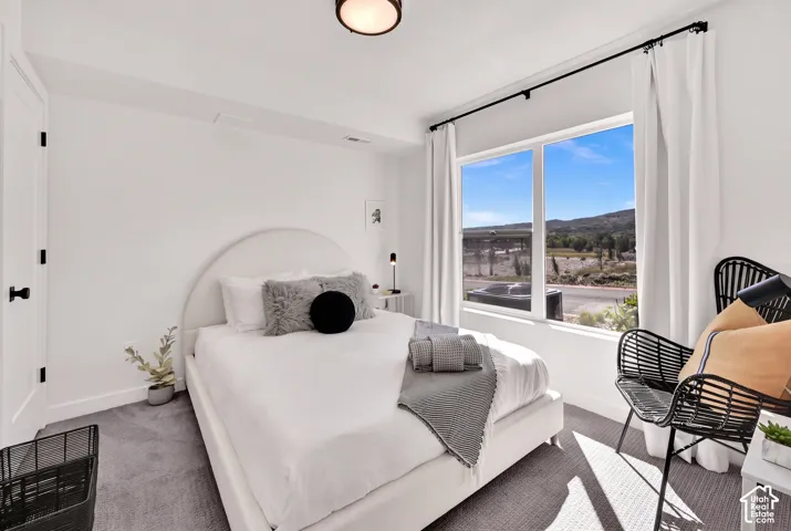 Main Level Bedroom Features a walk-in closet and it's own full bathroom