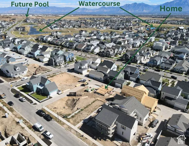 Aerial View Of Actual Homesite