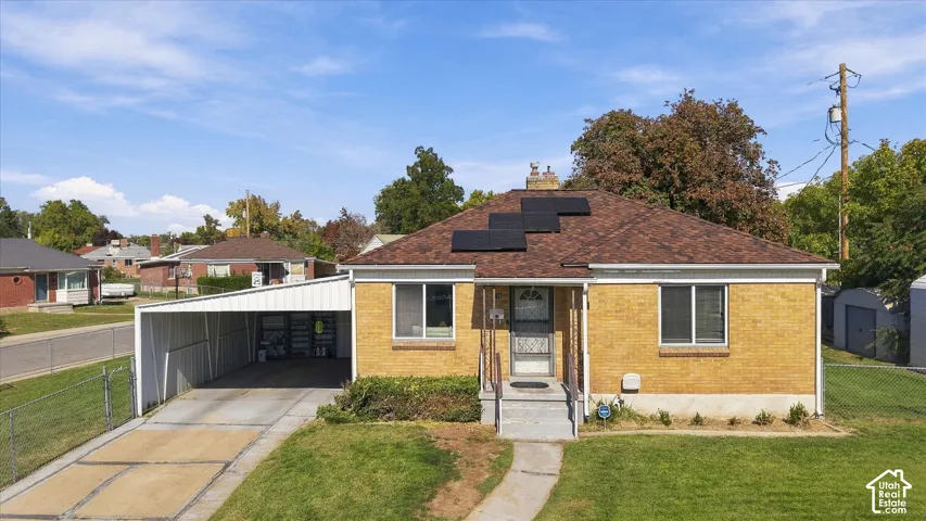 Lovely Clearfield home with solar panels.