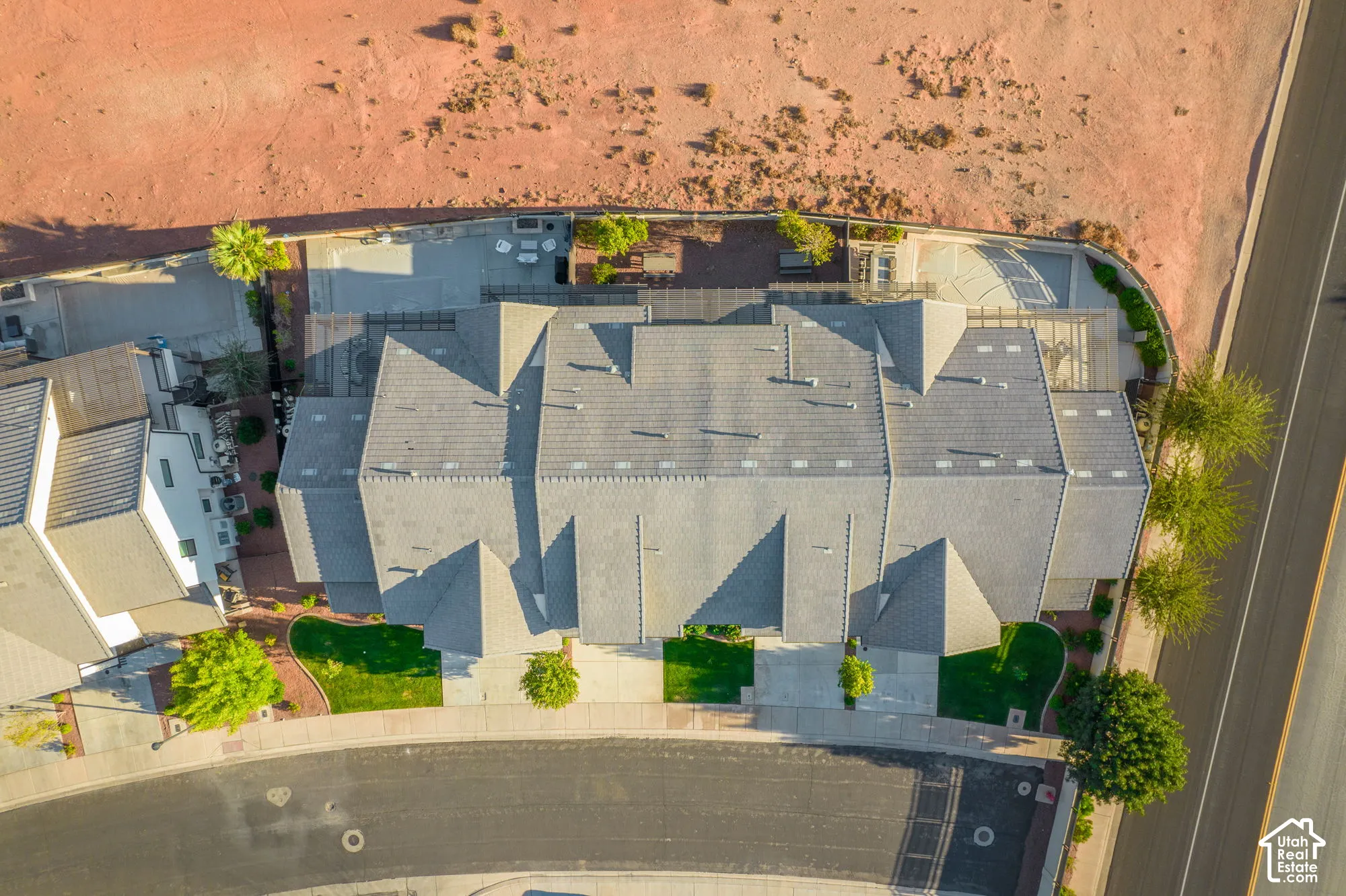 Pitched tile roofing
