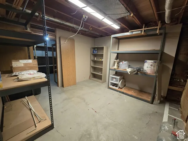 Basement storage