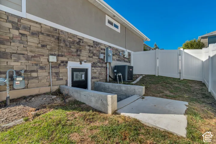 Basement entry