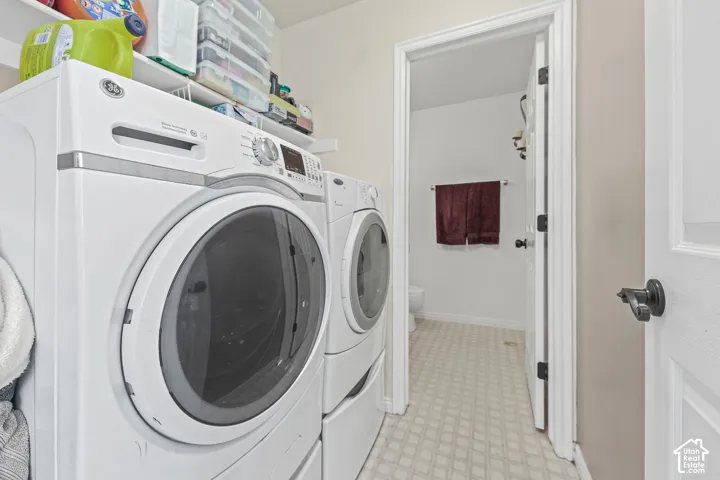 Laundry area