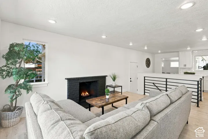 Welcome Home!  Kick off those shoes and relax in your open concept living room.  Freshly painted and modern accessories.