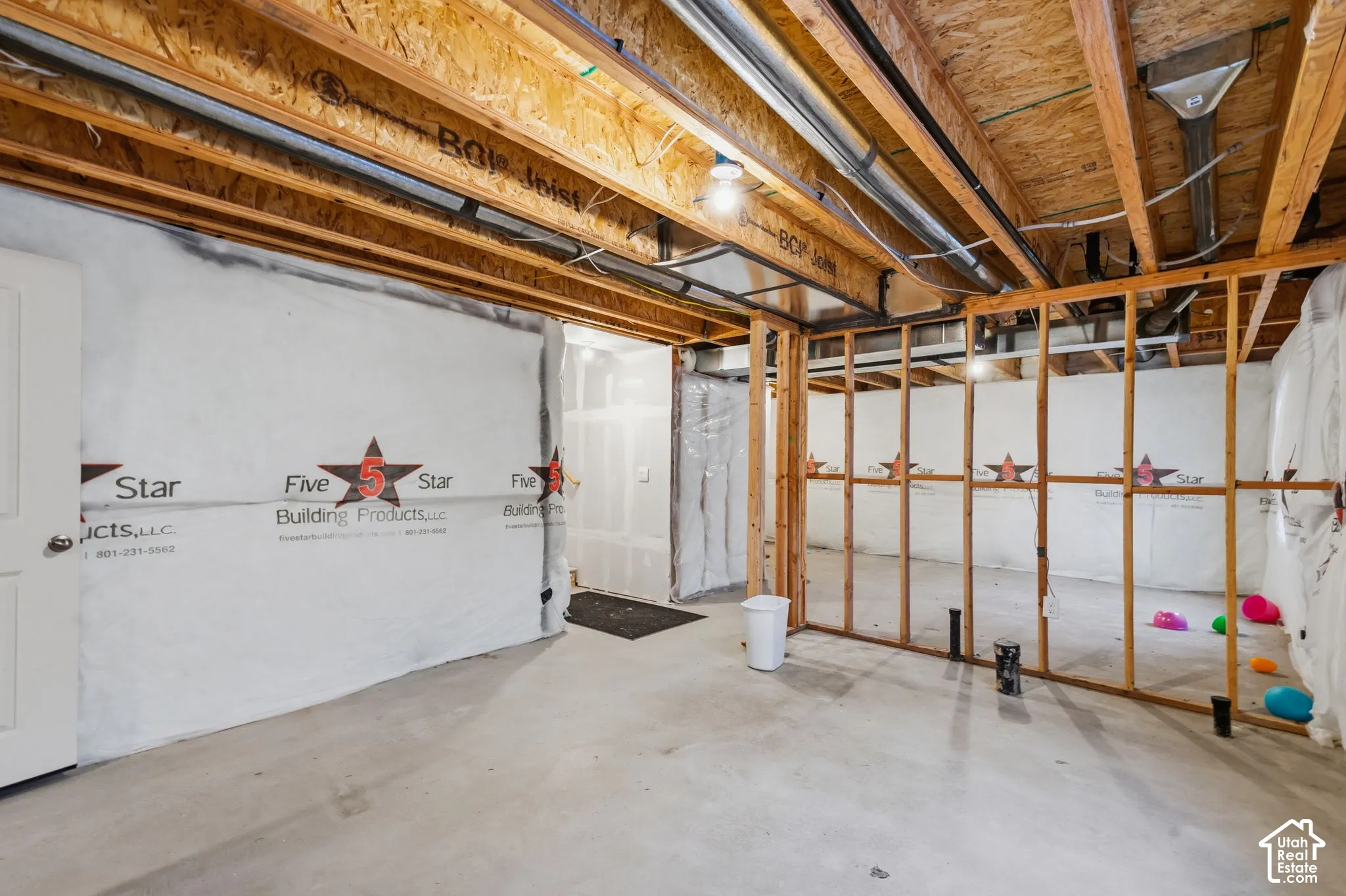 Unfinished basement