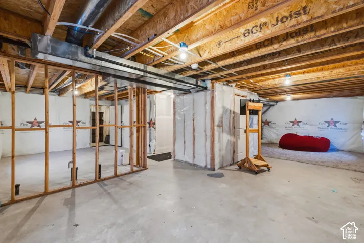 Unfinished basement