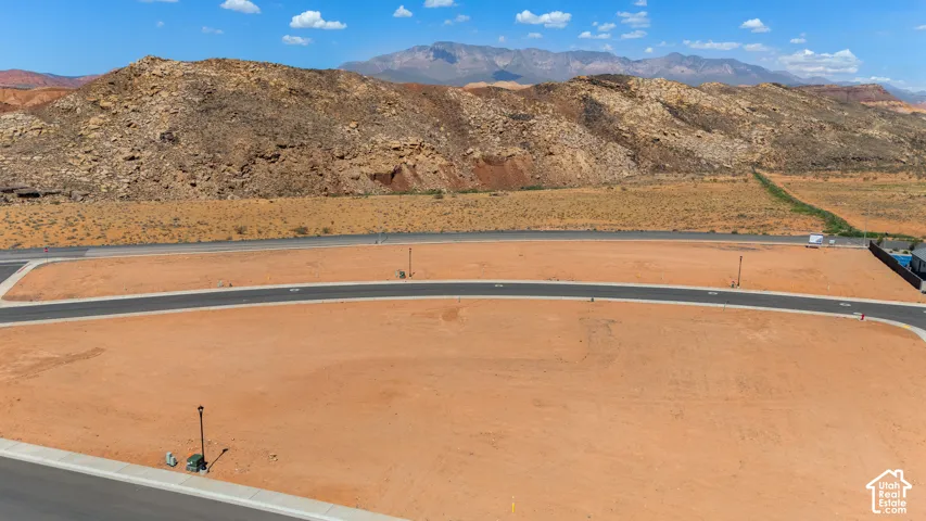 Graded building lots with paved street access and underground utility hookups