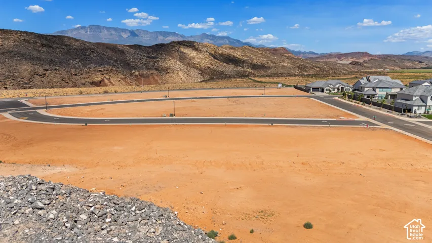 Expansive undeveloped land parcels with paved road access