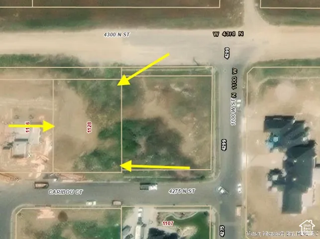 Plat Map. Illustrating property boundaries and street configurations for the subject area