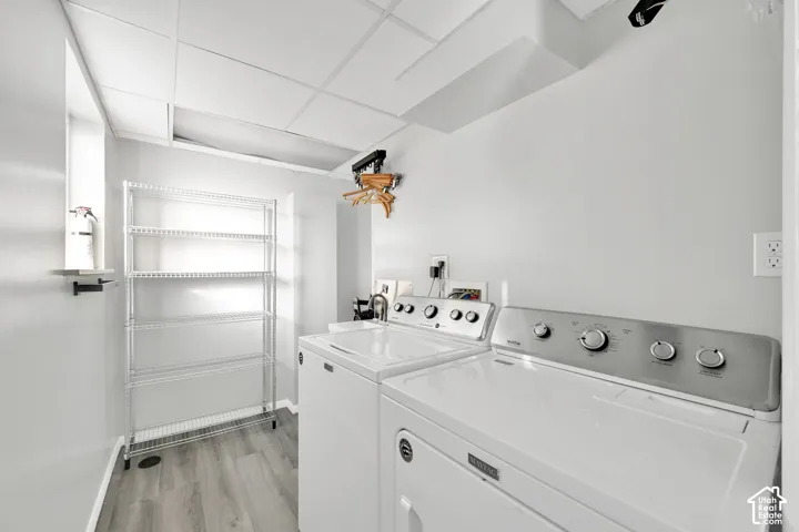 Laundry area with a utility sink